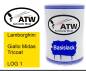 Preview: Lamborghini, Giallo Midas Tricoat, LOG 1: 500ml Lackdose, von ATW Autoteile West.